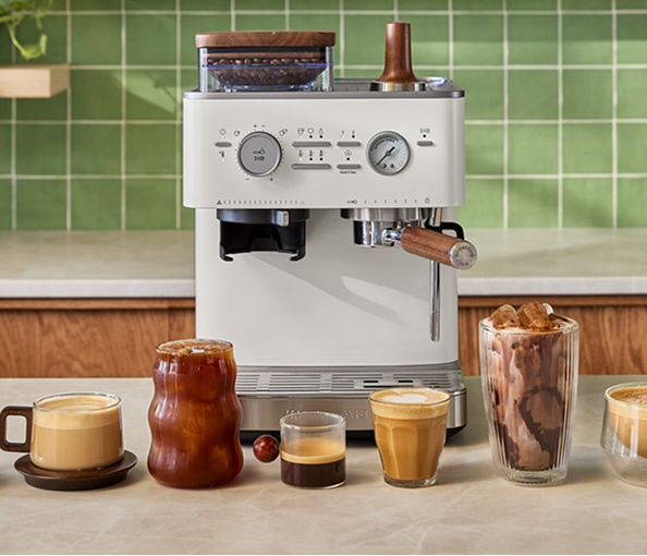 A KitchenAid® espresso machine