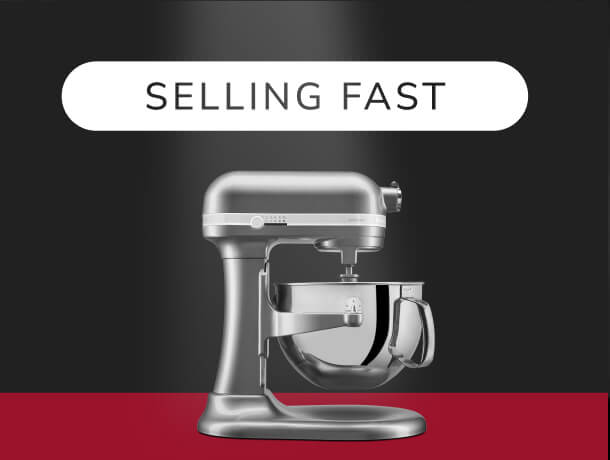 A KitchenAid® stand mixer