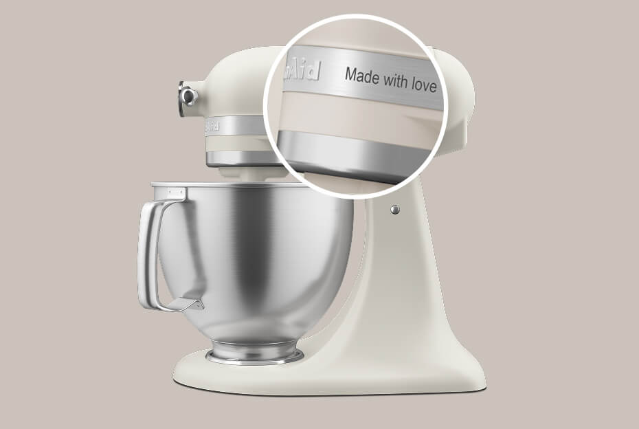 A KitchenAid® stand mixer