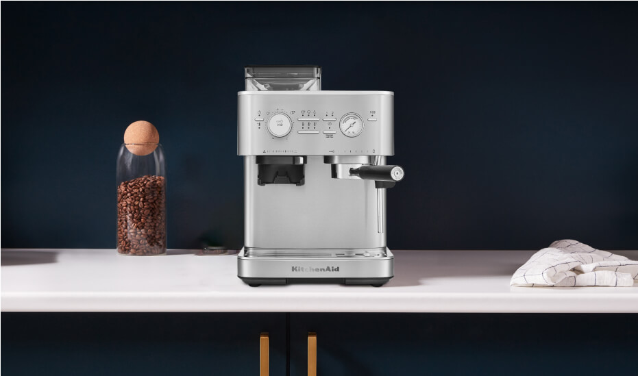 A KitchenAid® espresso machine
