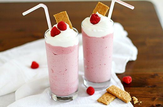 Raspberry Cheesecake Milkshakes | KitchenAid US