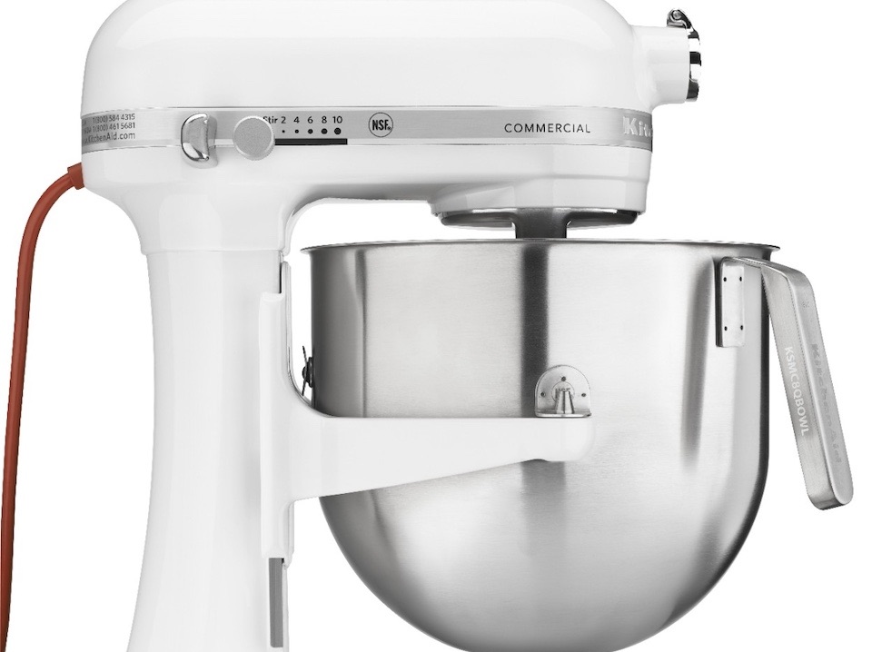 RKSM8990WH - Bowl-Lift Provides Support for Stable Mixing