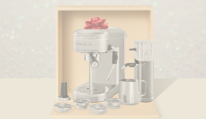 A KitchenAid® espresso machine