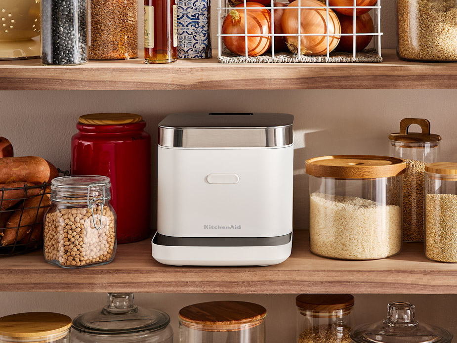 KitchenAid® Compact Grain and Rice Cooker - Porcelain White | KitchenAid US