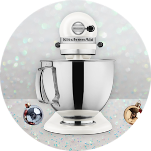 A KitchenAid® stand mixer