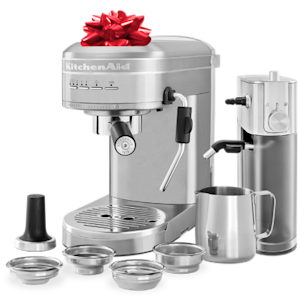 A KitchenAid® espresso machine