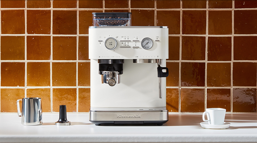 A KitchenAid® espresso machine