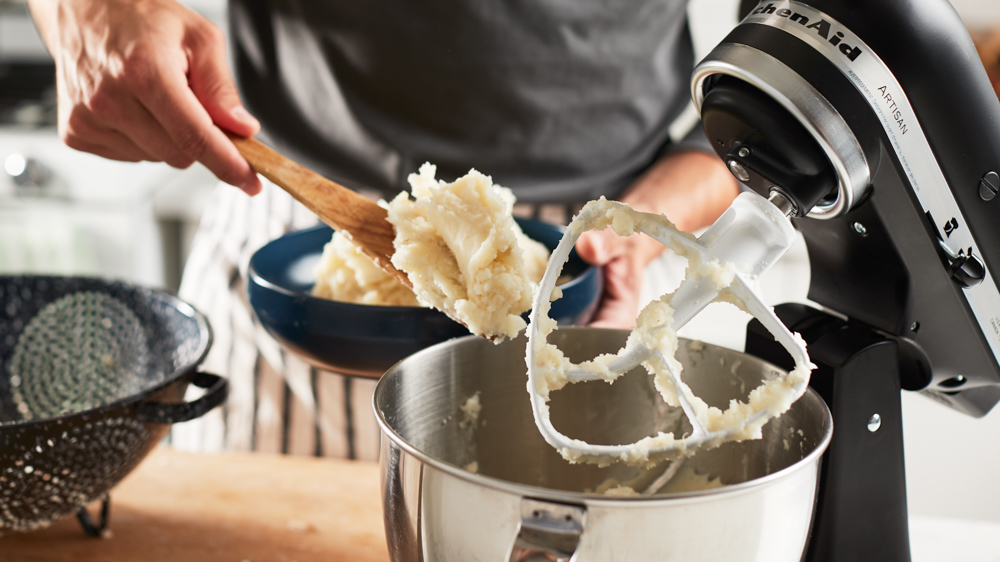 Stand mixer mashed potatoes