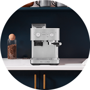A KitchenAid® espresso machine