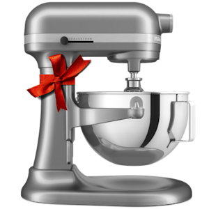 A KitchenAid® stand mixer