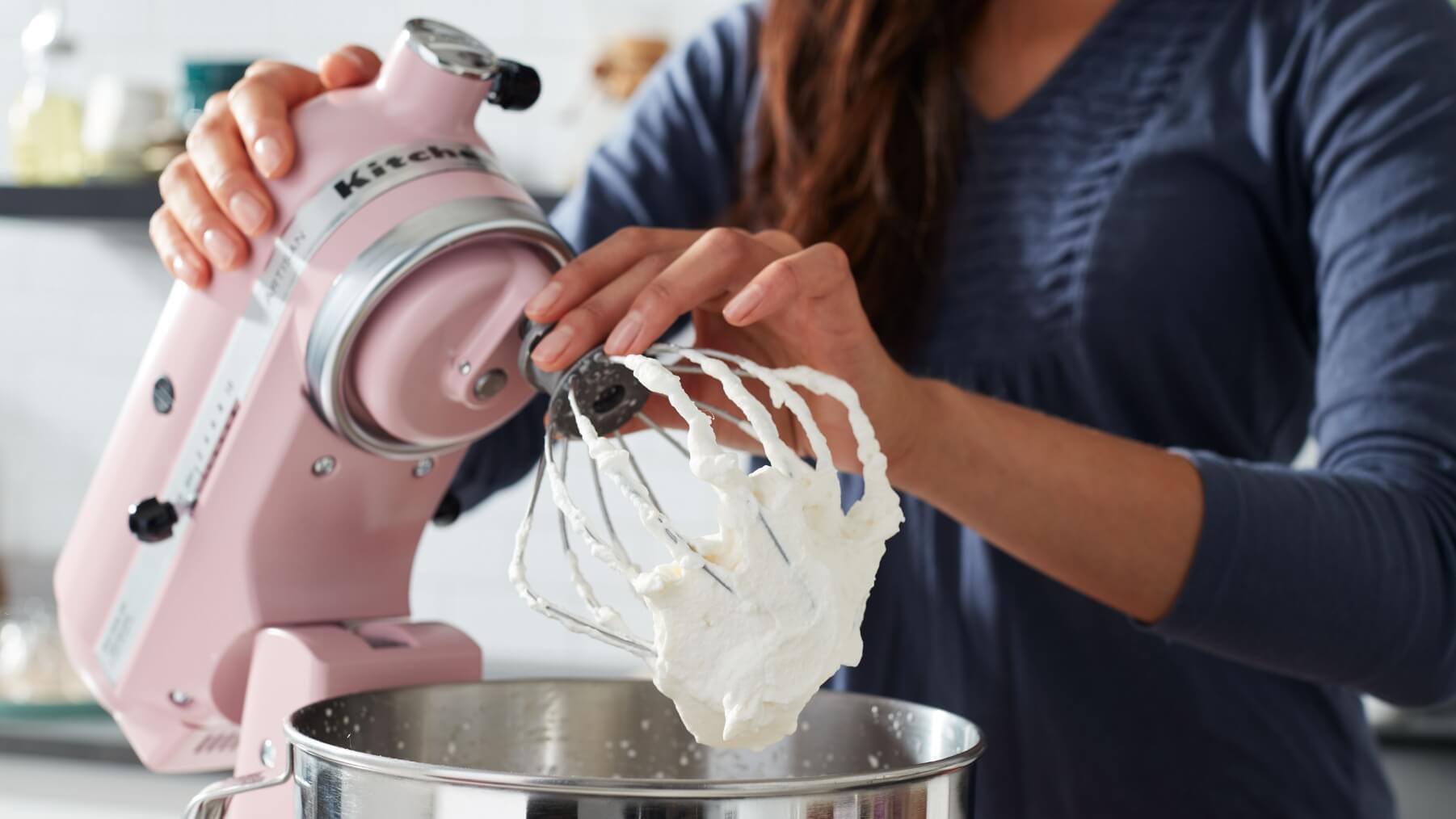 How to make whipped cream in a stand mixer