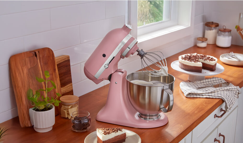 A KitchenAid® stand mixer