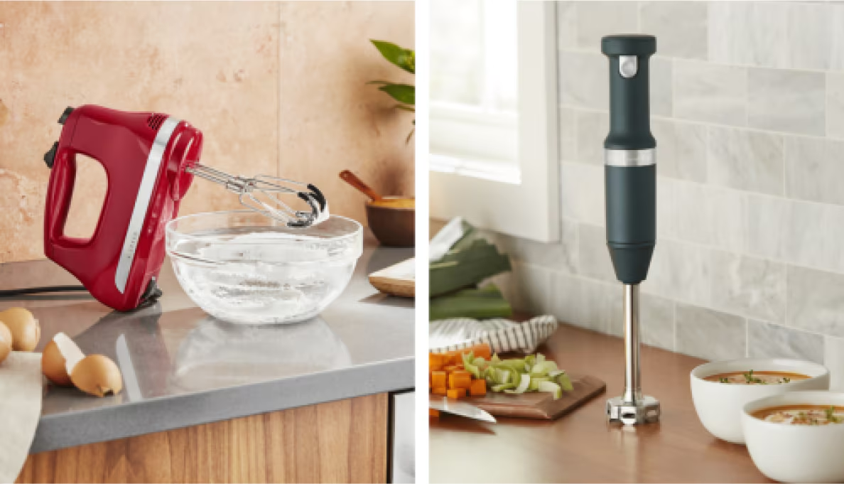 Hand mixer vs immersion blender: what's the difference?