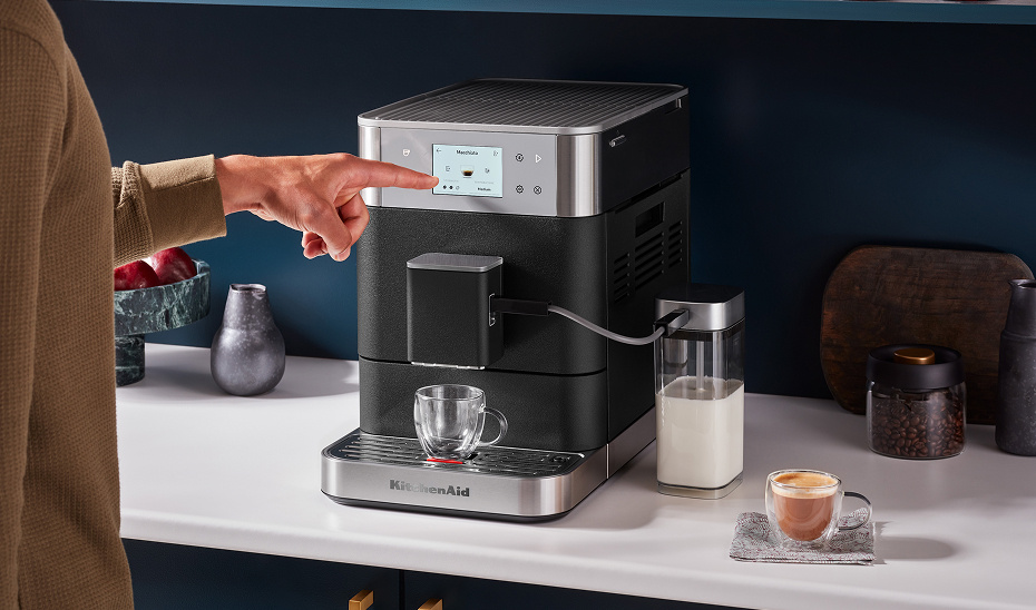 A KitchenAid® espresso machine