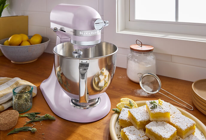 A KitchenAid® stand mixer in Wildflower