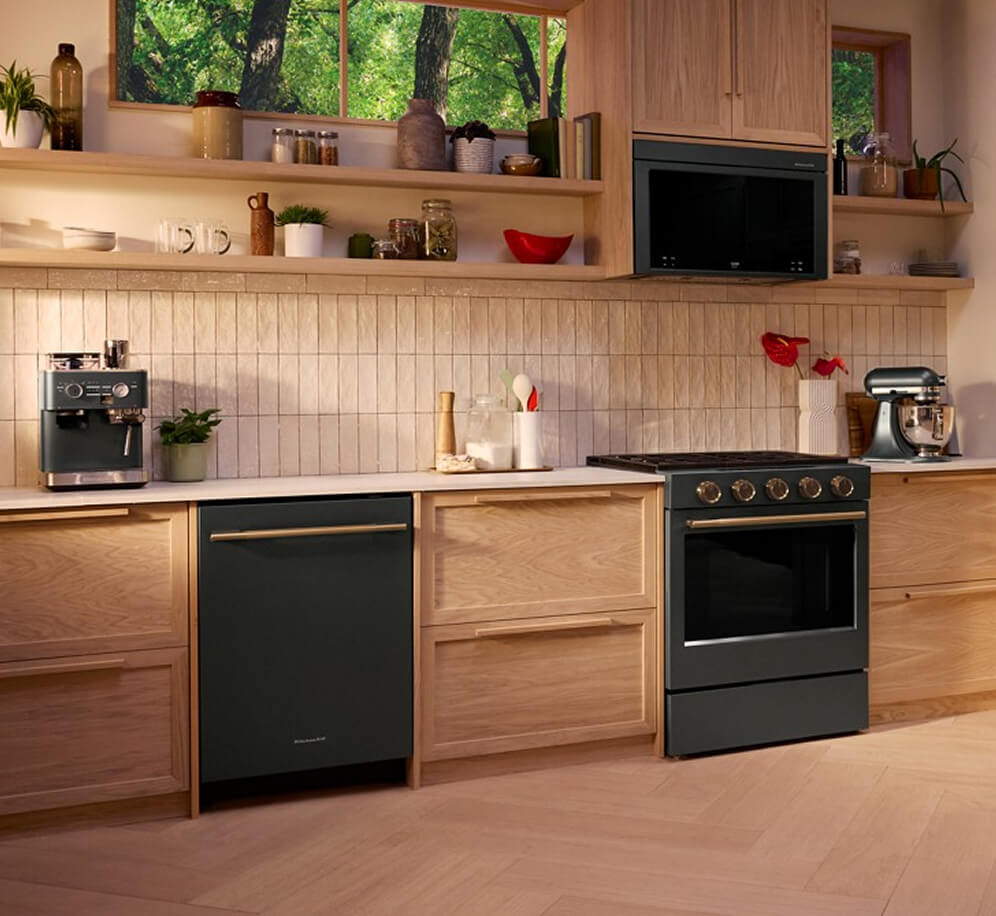 KitchenAid® appliances in a kitchen