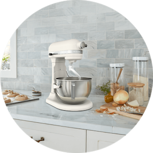 A KitchenAid® stand mixer
