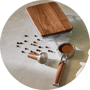 Walnut Wood Espresso Accessory Kit