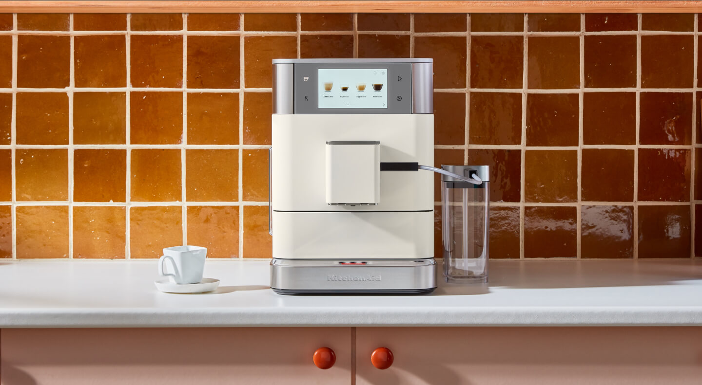 White KitchenAid<sup>®</sup> Semi-Automatic Espresso Machine