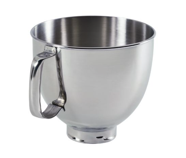 5-Qt. Tilt-Head Polished Stainless Steel Bowl with Comfortable