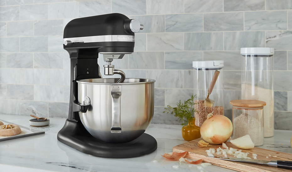A KitchenAid® stand mixer