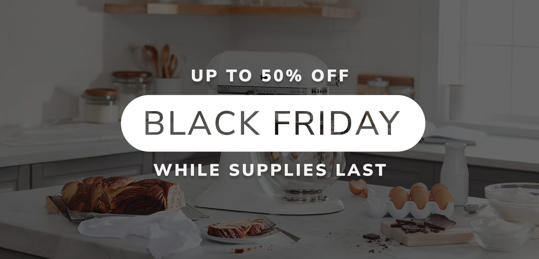 A KitchenAid® stand mixer