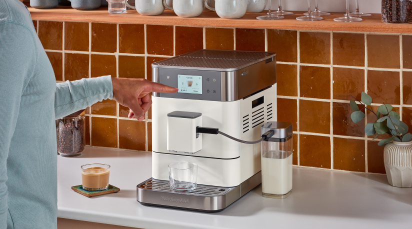 A KitchenAid® espresso machine