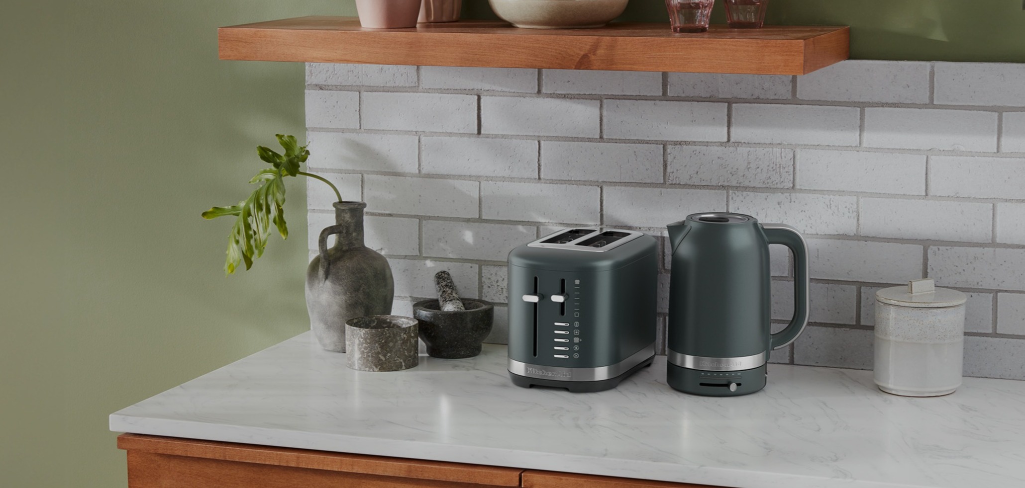 Toaster and Kettle Breakfast Set