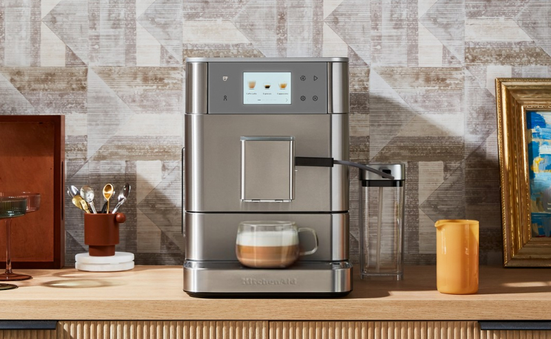 A KitchenAid® espresso machine
