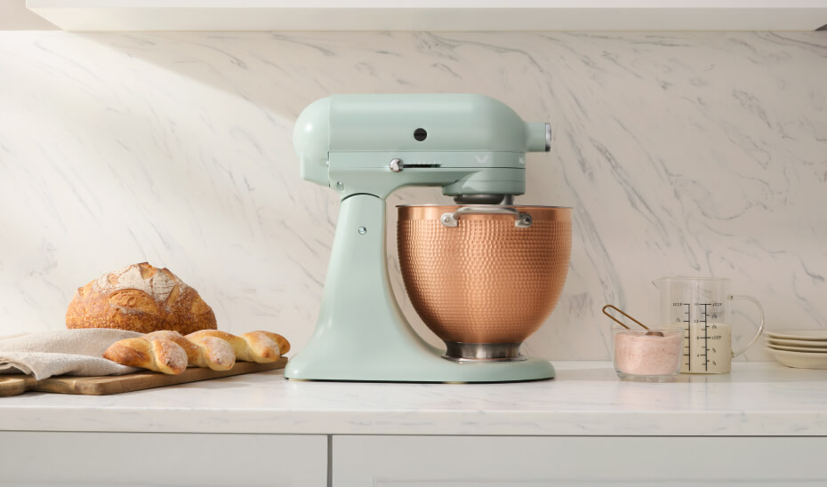 A KitchenAid® stand mixer