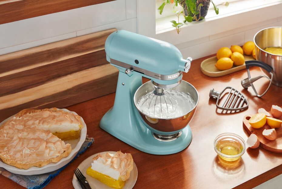 A KitchenAid® stand mixer