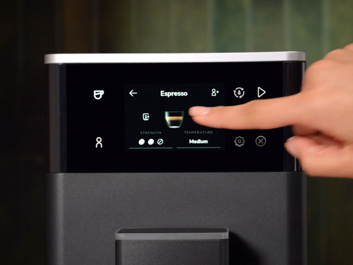 Drink customization on a fully automatic espresso machine