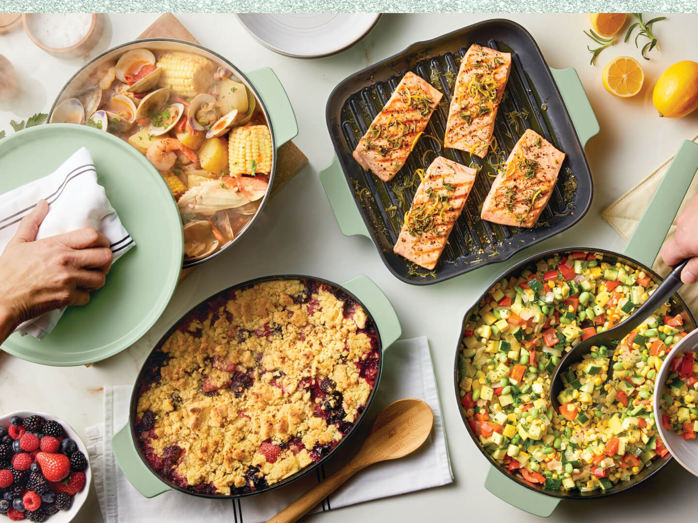 Full res JPG-KA KK1 Mixed Group Pistachio Glam Hands