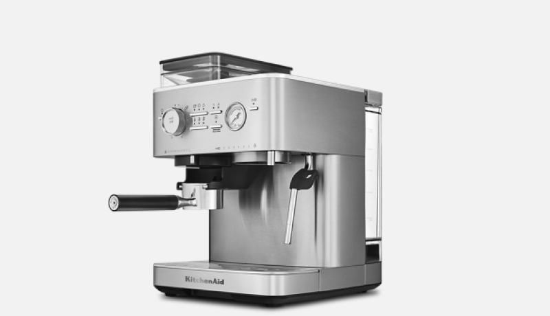 A KitchenAid® espresso machine