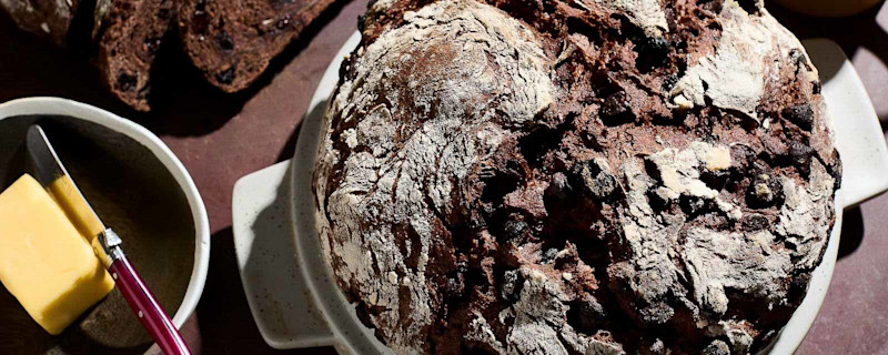Import-Recipe - Chocolate Cherry Rye Bread