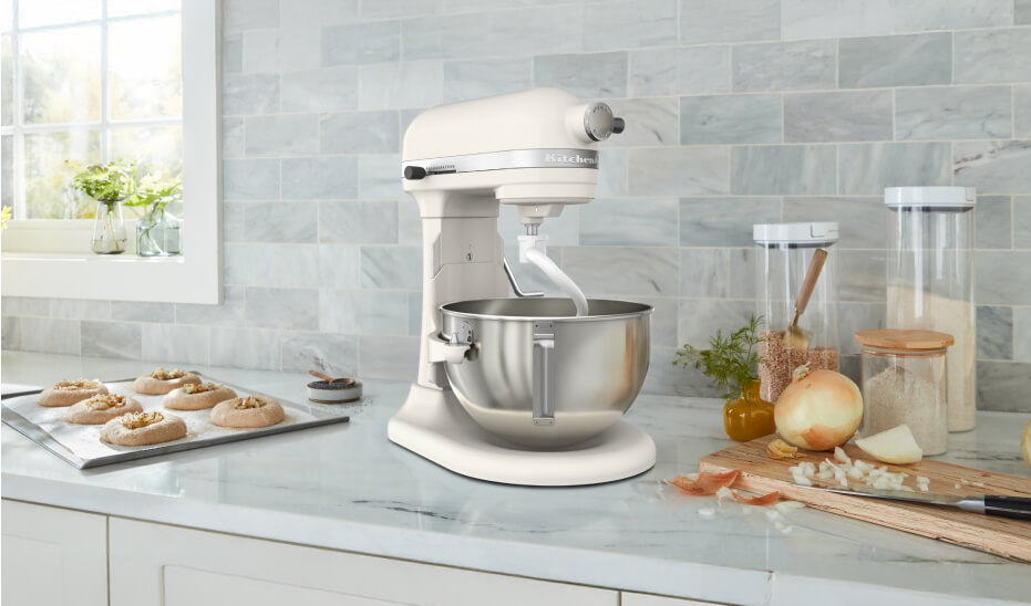 A KitchenAid® stand mixer