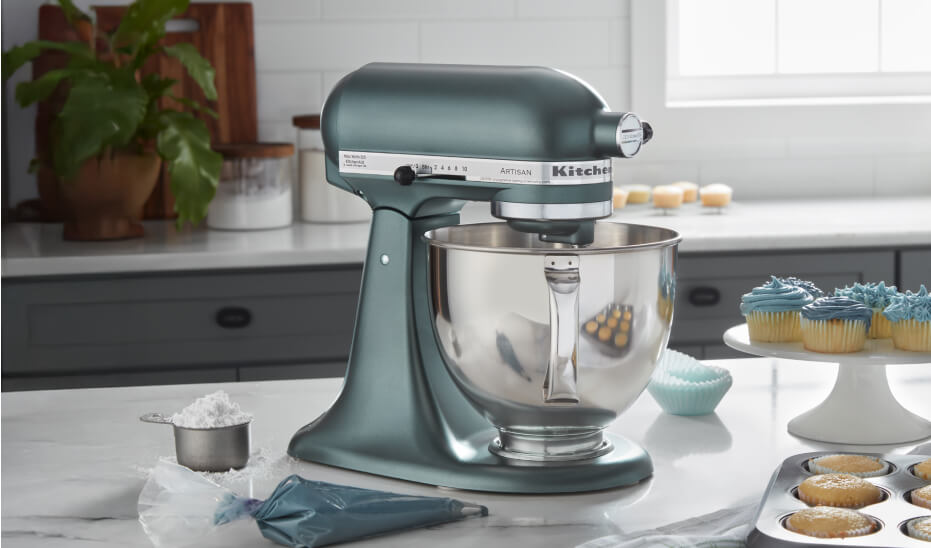 A KitchenAid® stand mixer