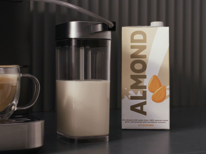 Alternative milk cycle on KF8 espresso machine