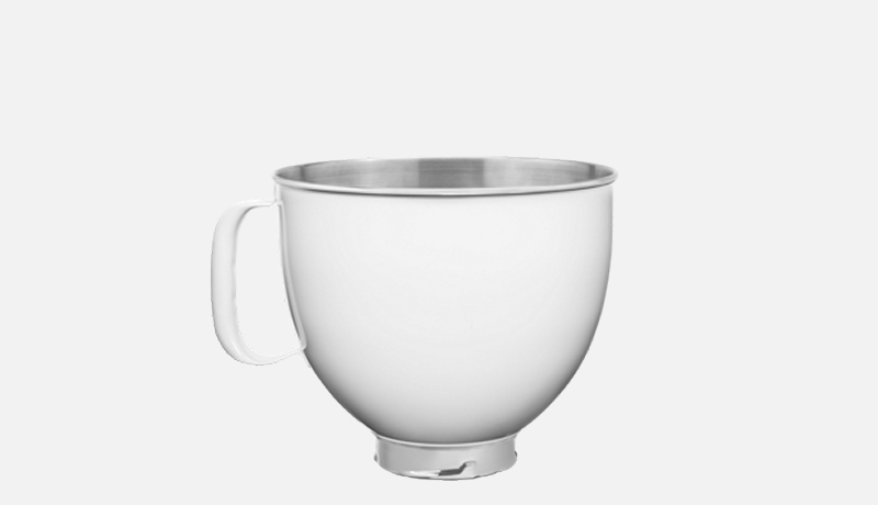 A KitchenAid® stand mixer bowl