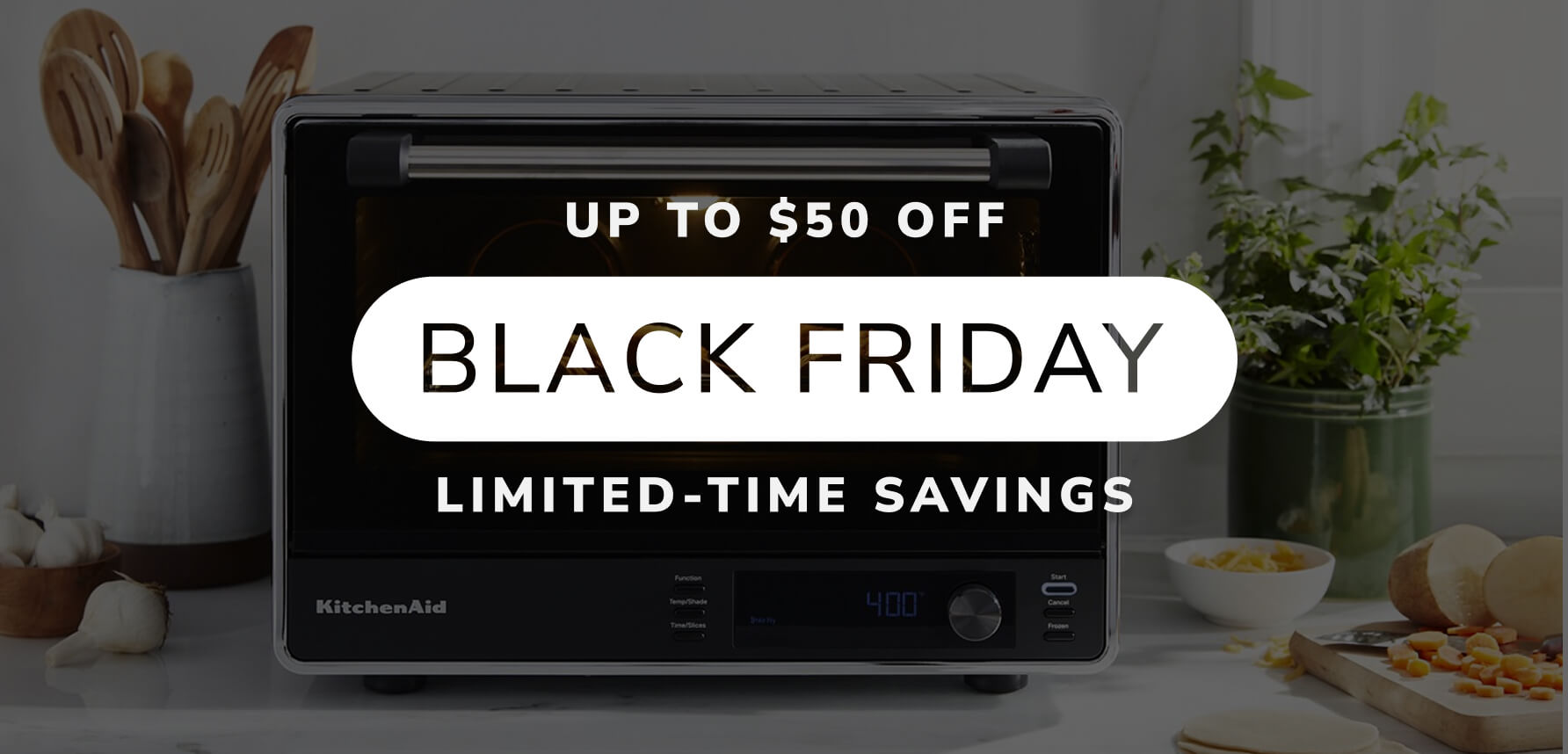 A KitchenAid® countertop oven