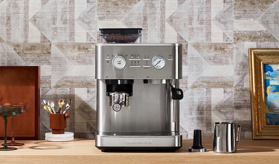 A KitchenAid® espresso machine