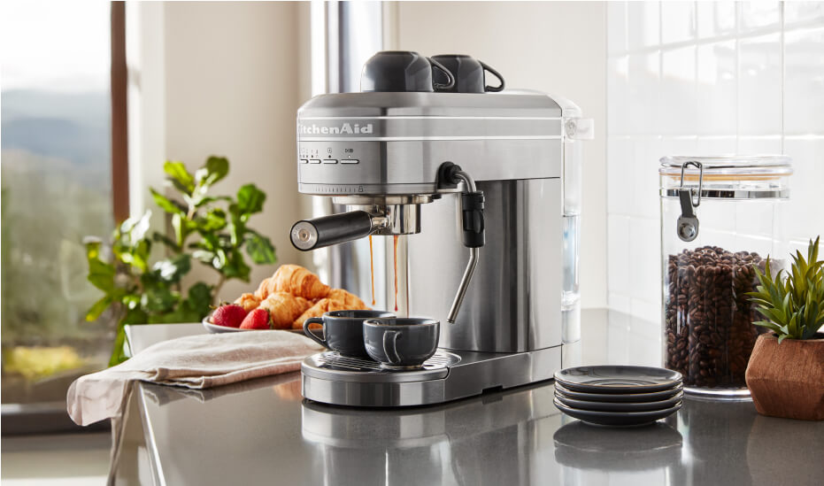 KitchenAid® Metal Semi-Automatic Espresso Machine