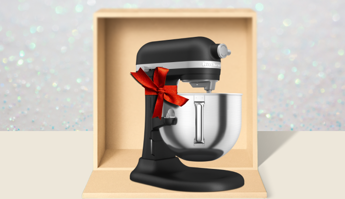 A KitchenAid® stand mixer