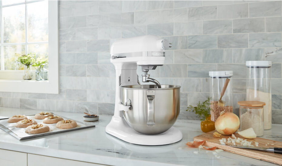 A KitchenAid® stand mixer