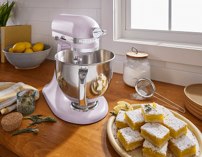 A KitchenAid® stand mixer