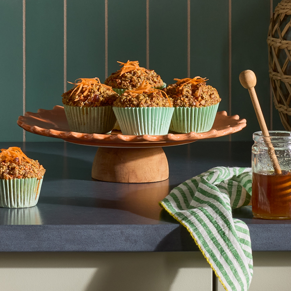 Flax Carrot Muffins