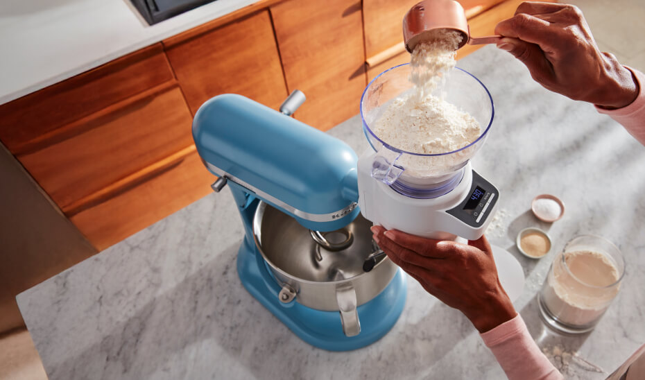 A KitchenAid® stand mixer