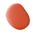 Scorched Orange Matte Shape 1