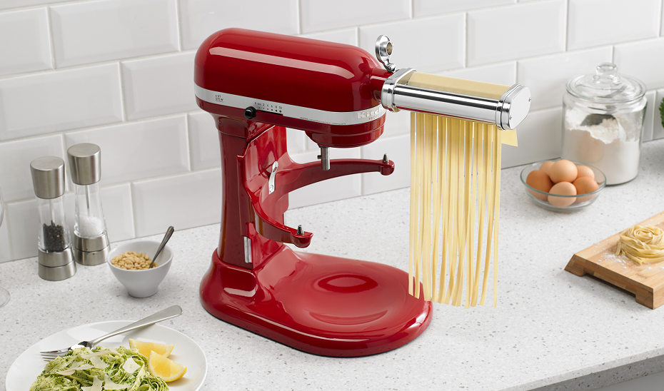 A KitchenAid® 3-Piece Pasta Roller & Cutter Set