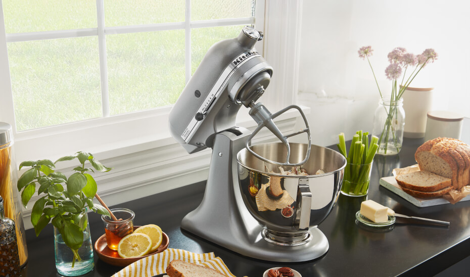 A KitchenAid® stand mixer